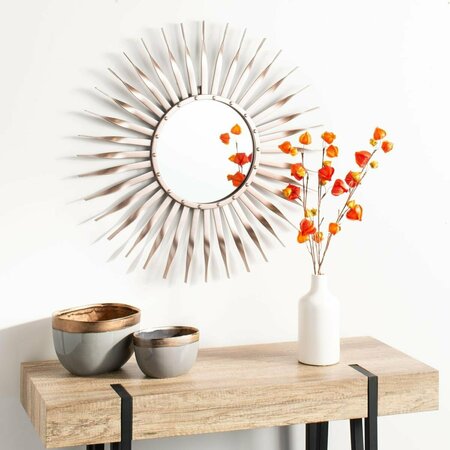 SAFAVIEH Marlene Sunburst Mirror - Rose & Gold MRR1001A